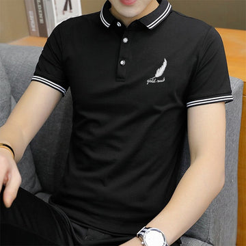 polo Shirt Business Casual Short-Sleeved Youth Fashion