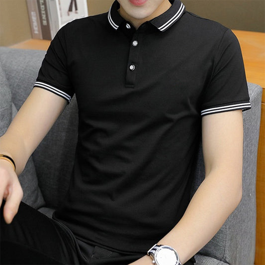 polo Shirt Business Casual Short-Sleeved Youth Fashion