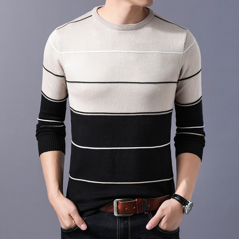 Youth Round Neck Sweater Men's Bottoming Shirt