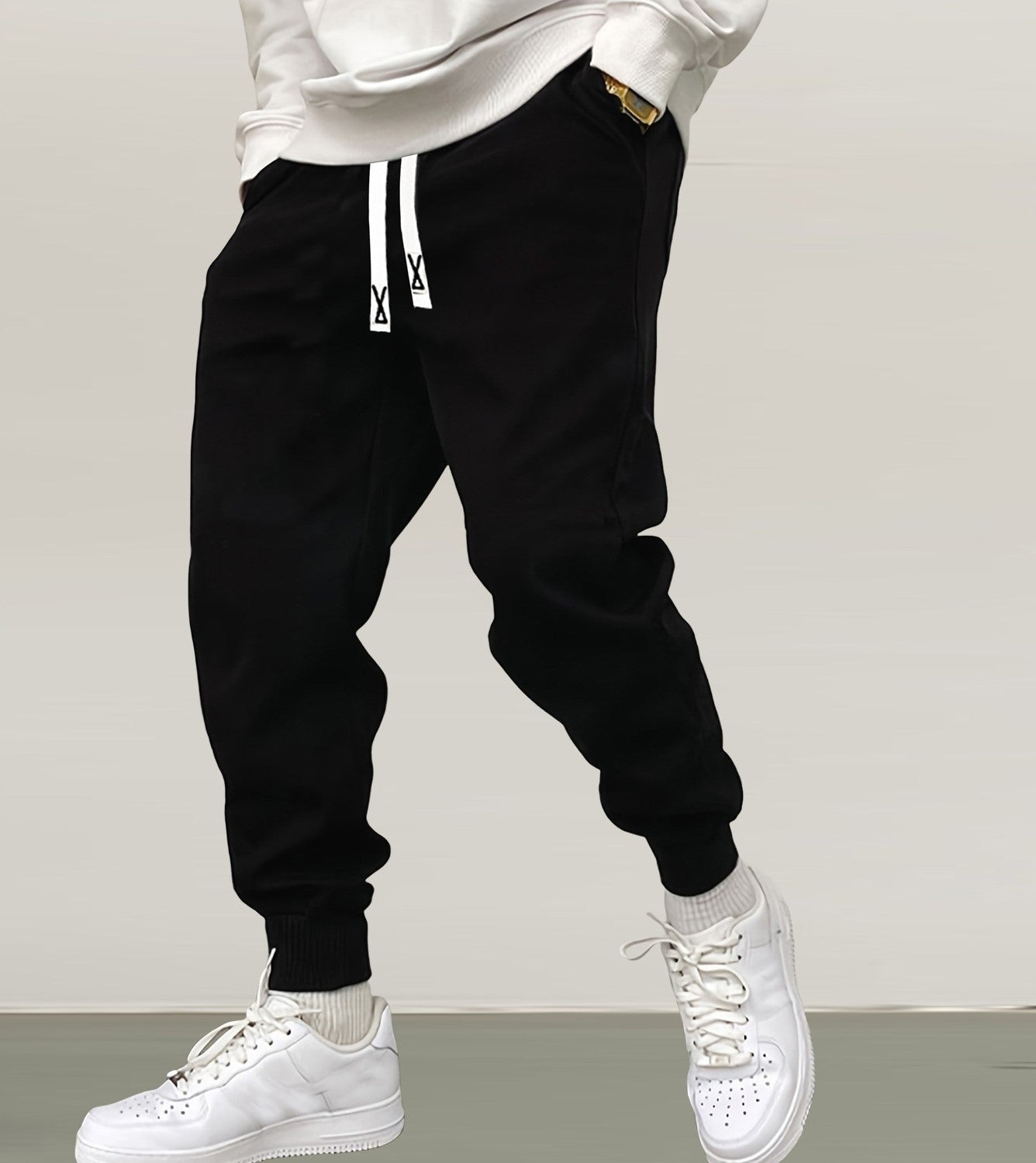 Men’s Casual Ankle-Tie Sweatpants